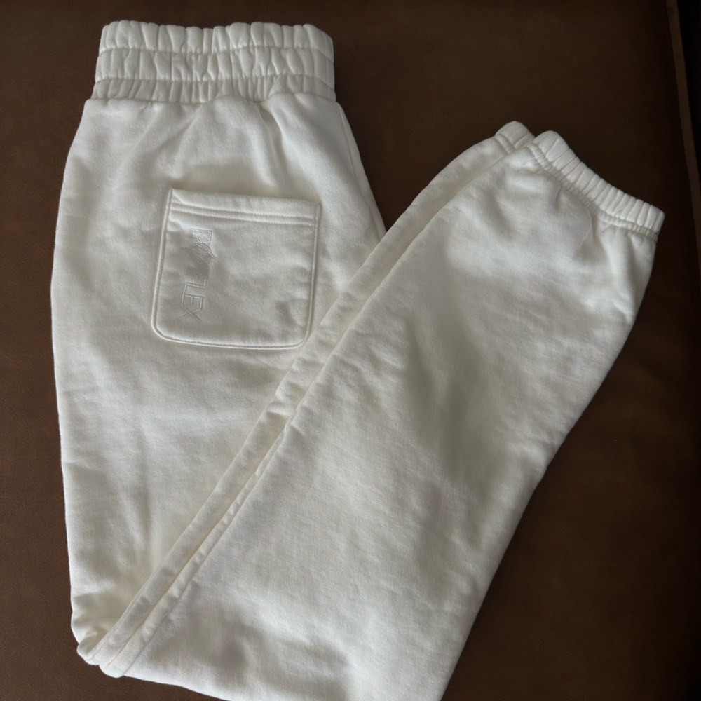 POPFLEX White Track Pants